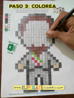 Pixel Personajes Mexicanos 2 - Revolución - Sumas y Restas